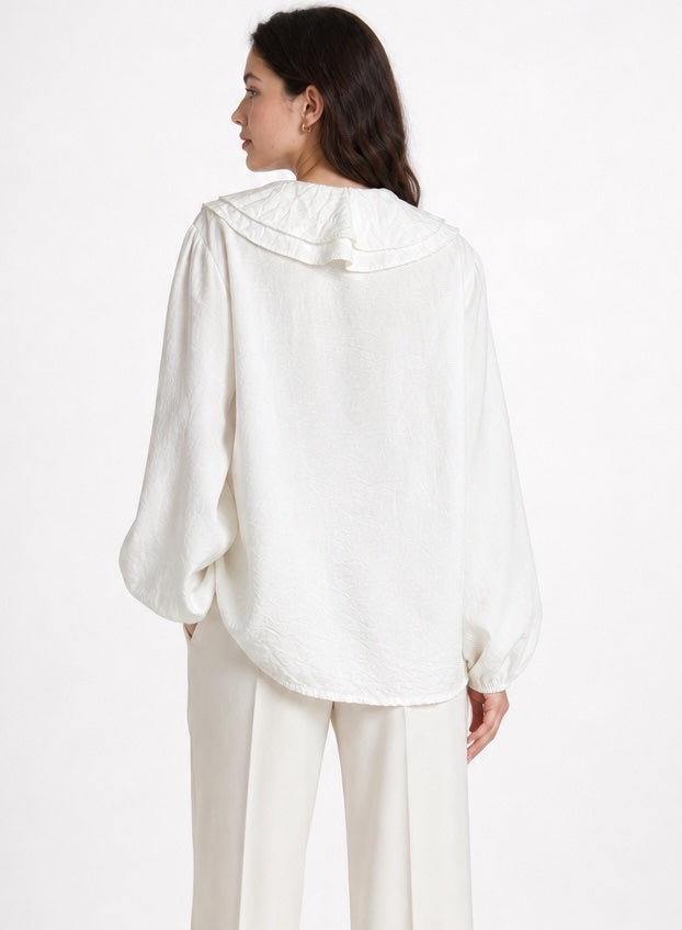 Ruffled Collar Blouse - Mixed Pack (2)