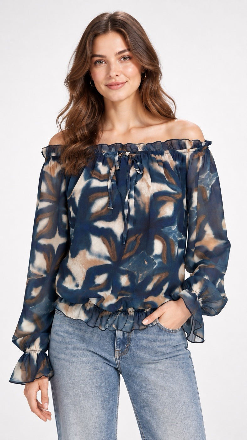 Bardot Tie Neck Blouse - Mixed Pack
