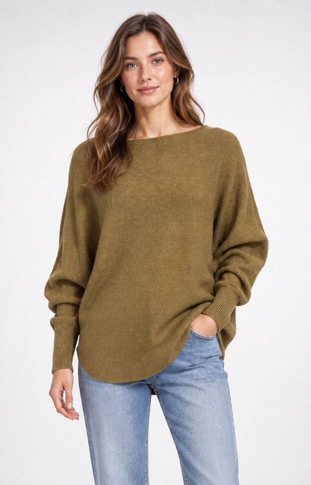 Boat Neck Batwing Jumper - Mixed Pack