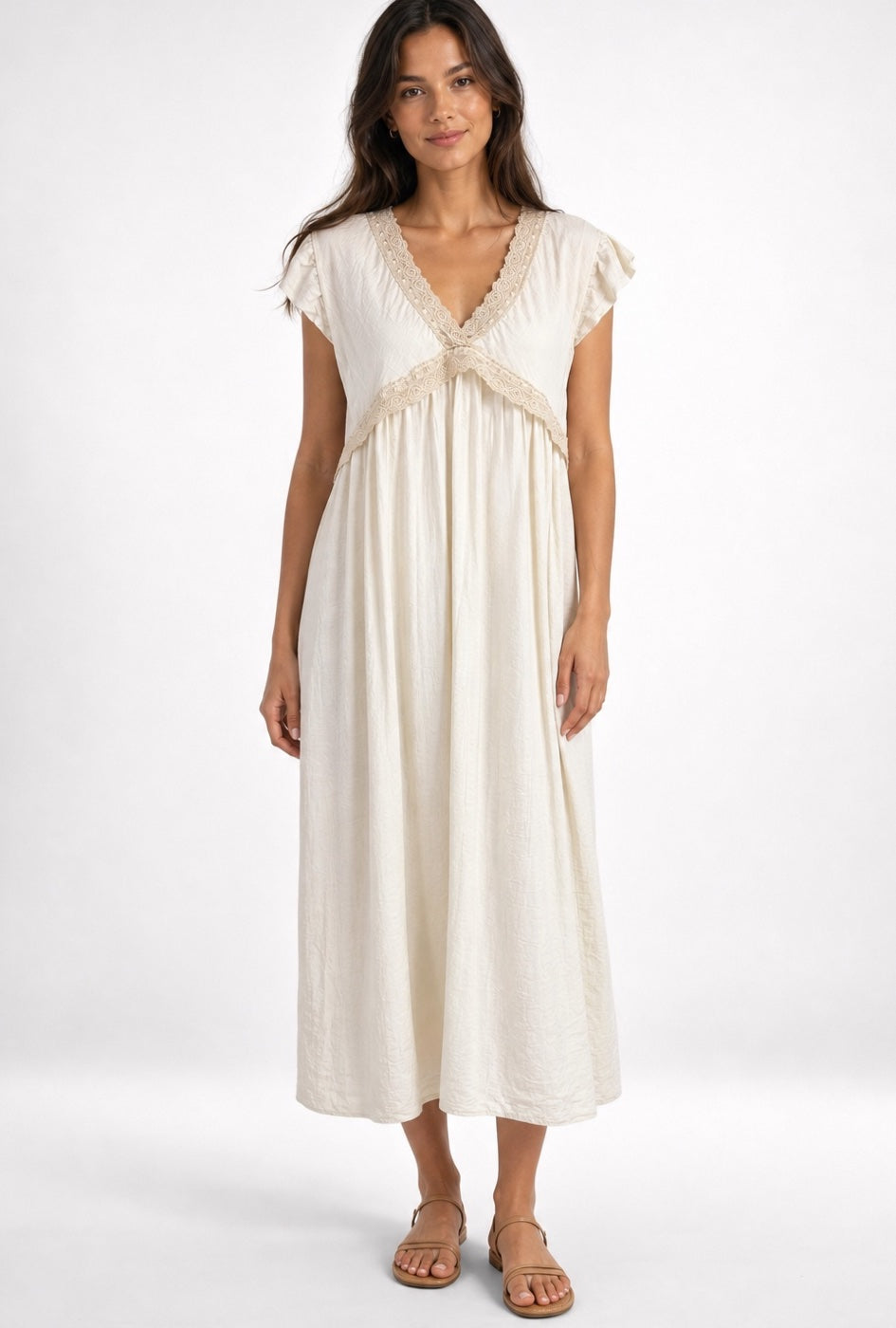 Crochet Trim Midi Dress - Mixed Pack