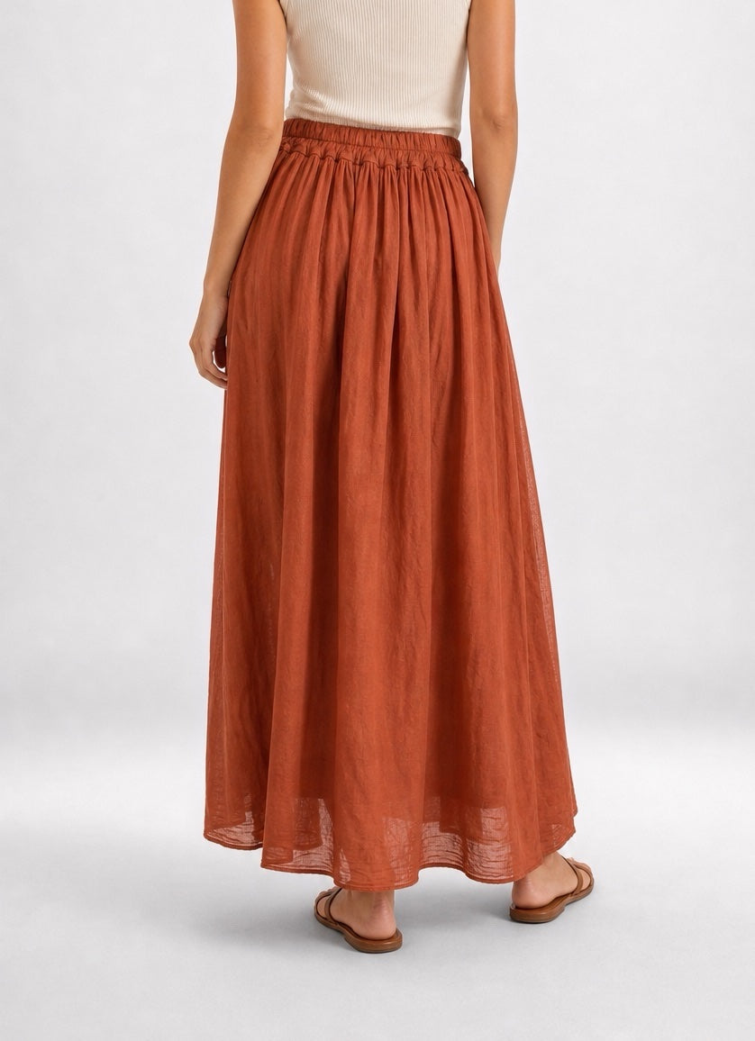 Gathered Maxi Skirt - Mixed Pack (2)