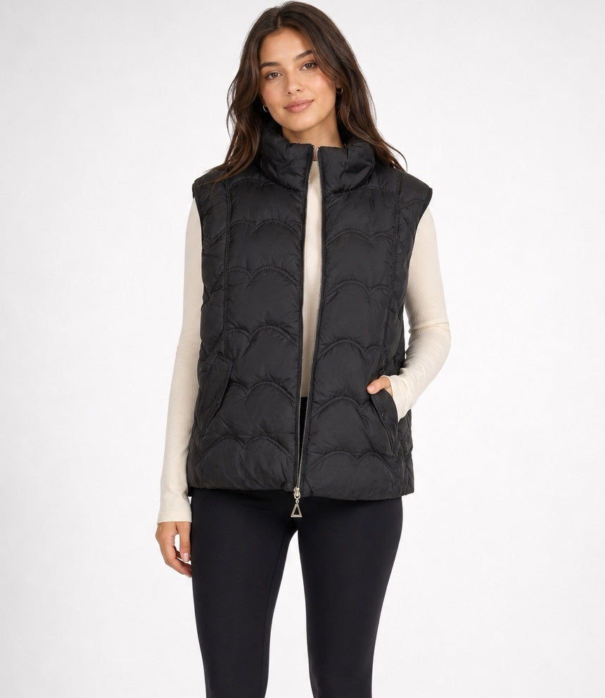 Quilted Puffer Vest with High Neck - Mixed Pack