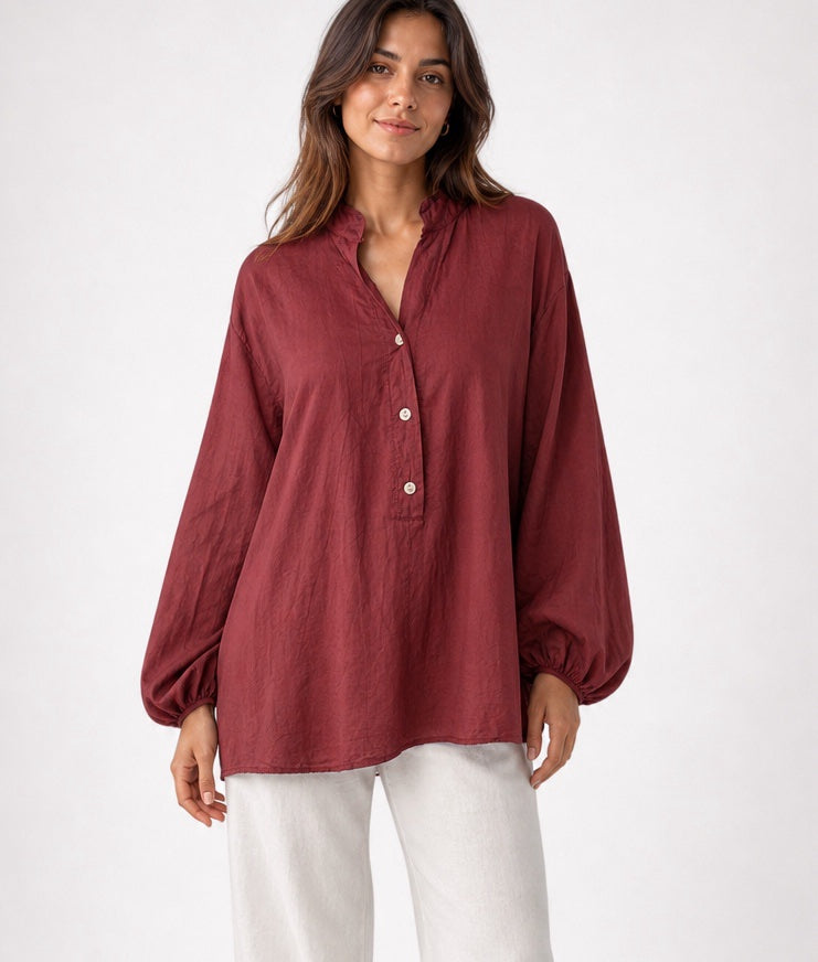 Soft Cotton Balloon Sleeve Blouse - Mixed Pack