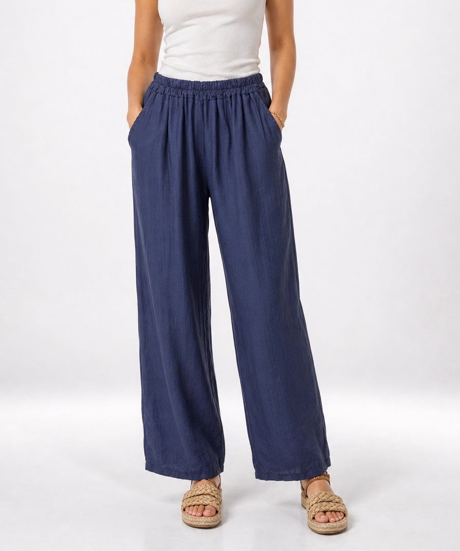 Textured Wide Leg Trousers - Mixed Pack