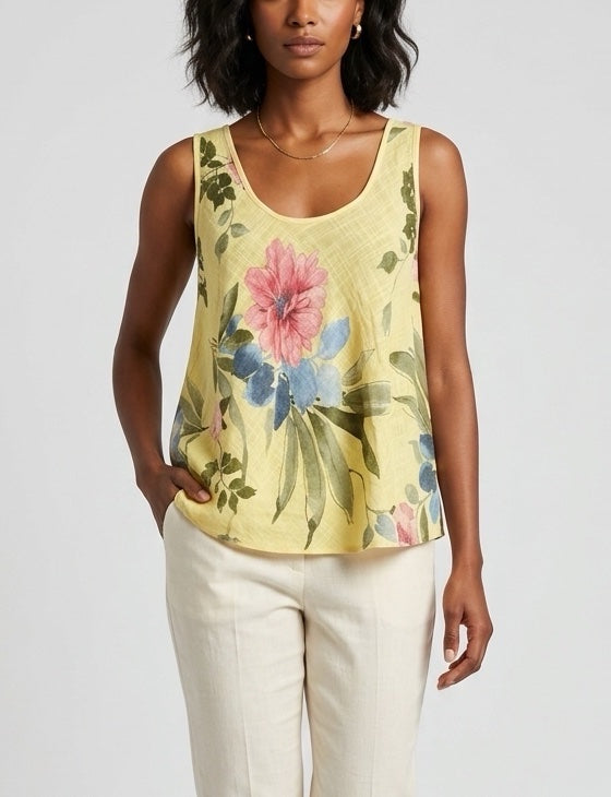 Floral Print Sleeveless Tunic - Mixed Pack