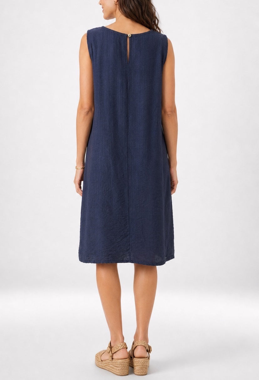 Pintuck Detail Sleeveless Midi Dress - Mixed Pack (2)