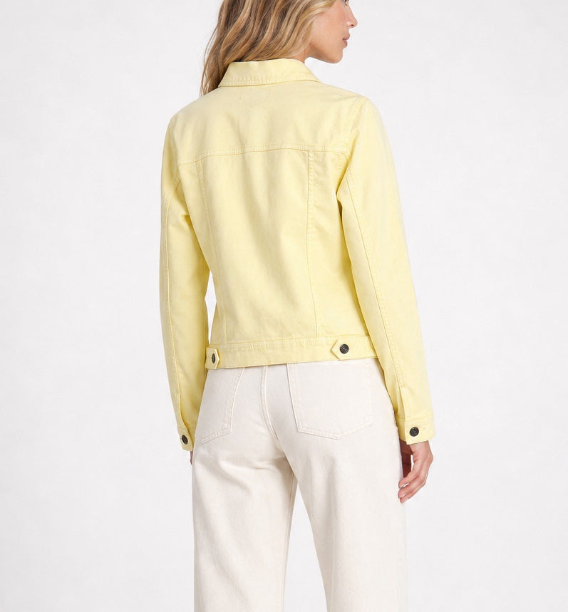 Classic Cotton Denim Jacket - Lemon (2)
