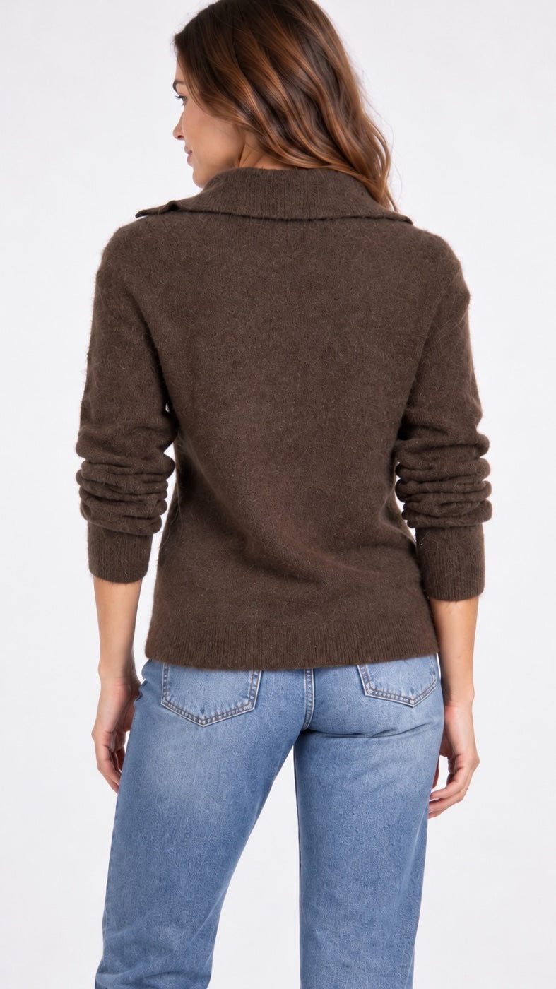 Plush Knit Collar Jumper - Mixed Pack (2)