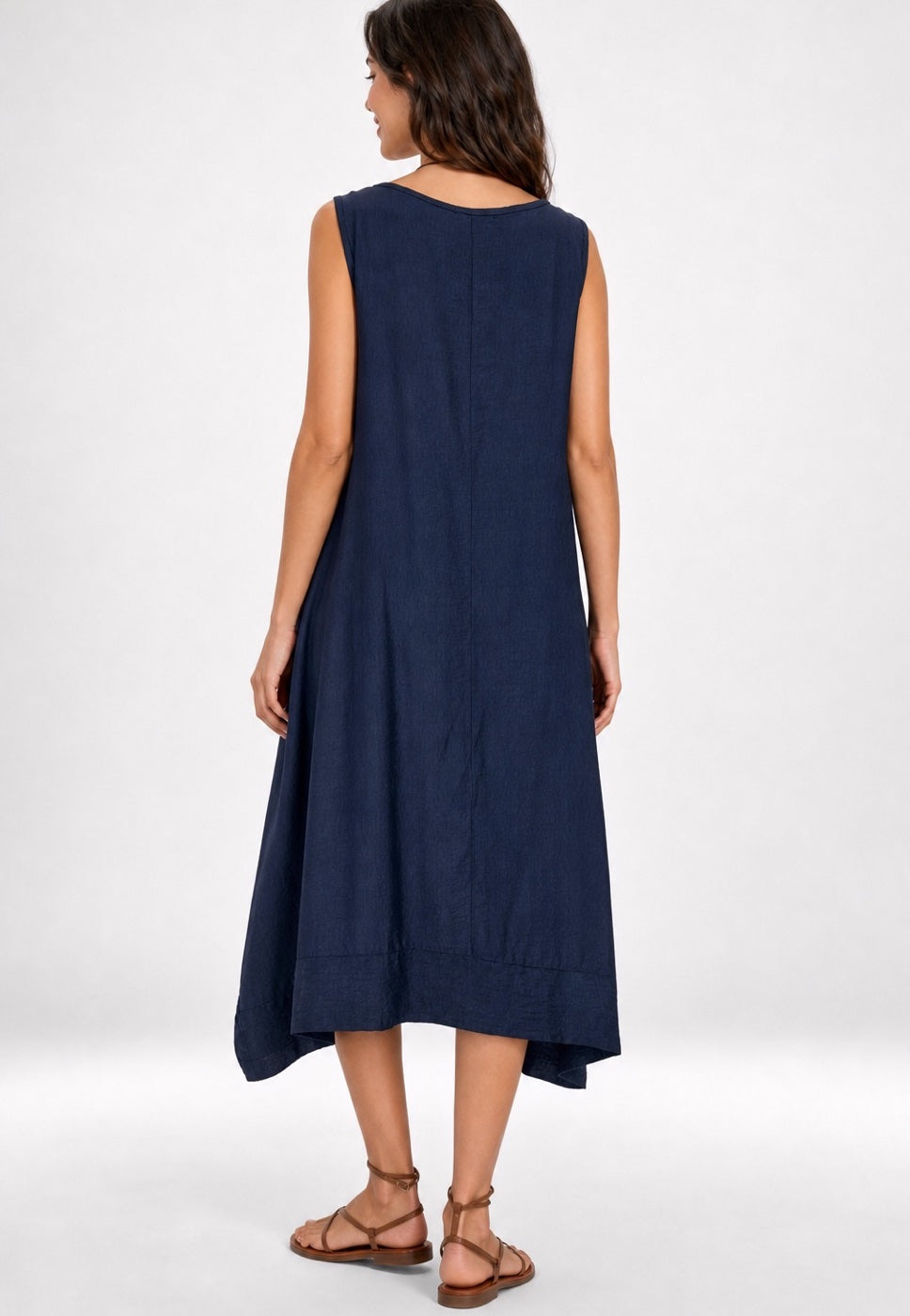 Textured Asymmetric Hem Midi Dress - Mixed Pack (2)