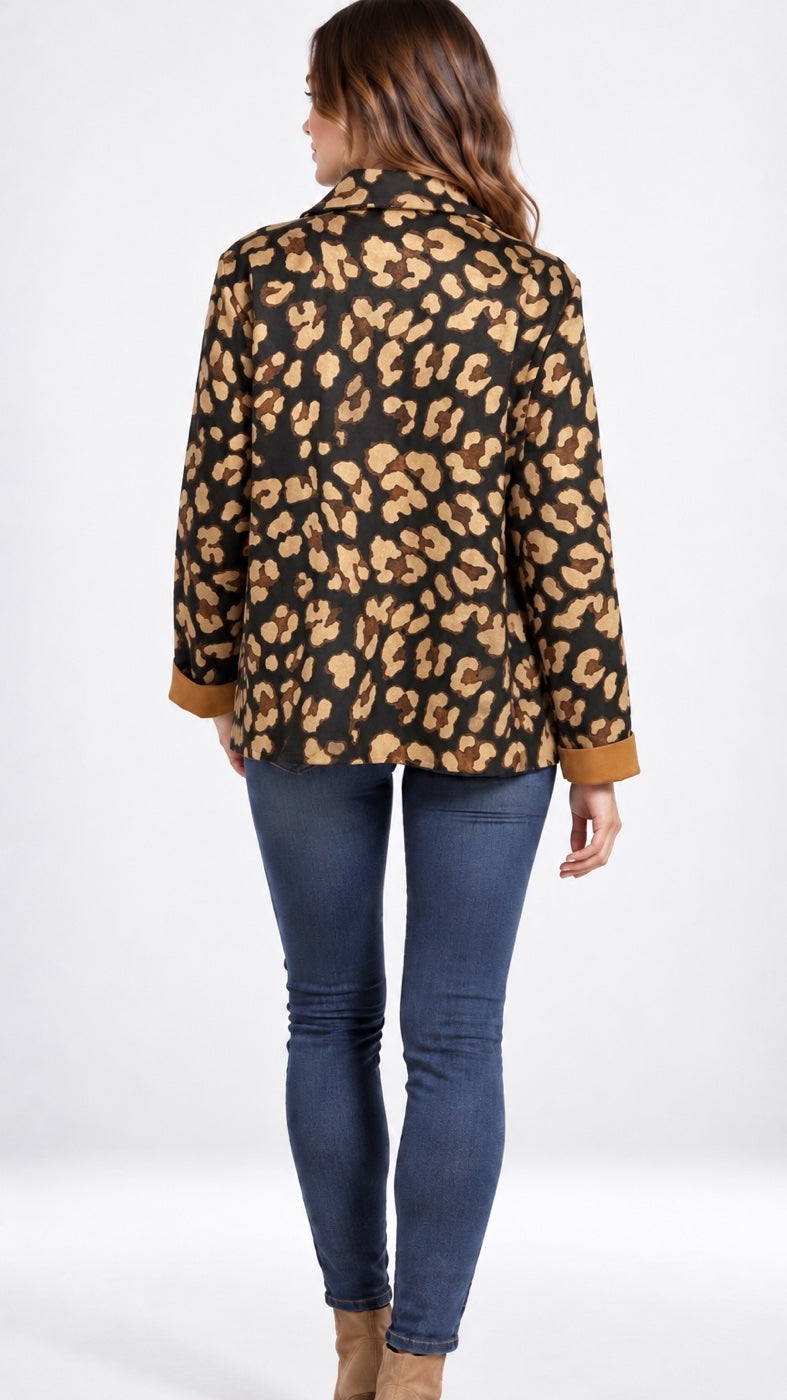 Animal Print Button-Down Jacket - Mixed Pack (2)