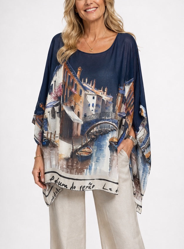 Artisanal Canal Print Top - Mixed Pack