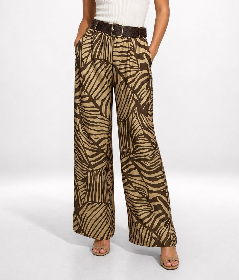 Printed Wide-Leg Trousers - Mixed Pack