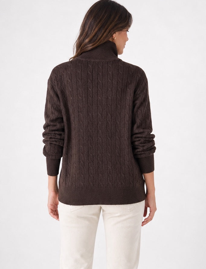 Cable Knit Quarter Zip Jumper - Mixed Pack (2)