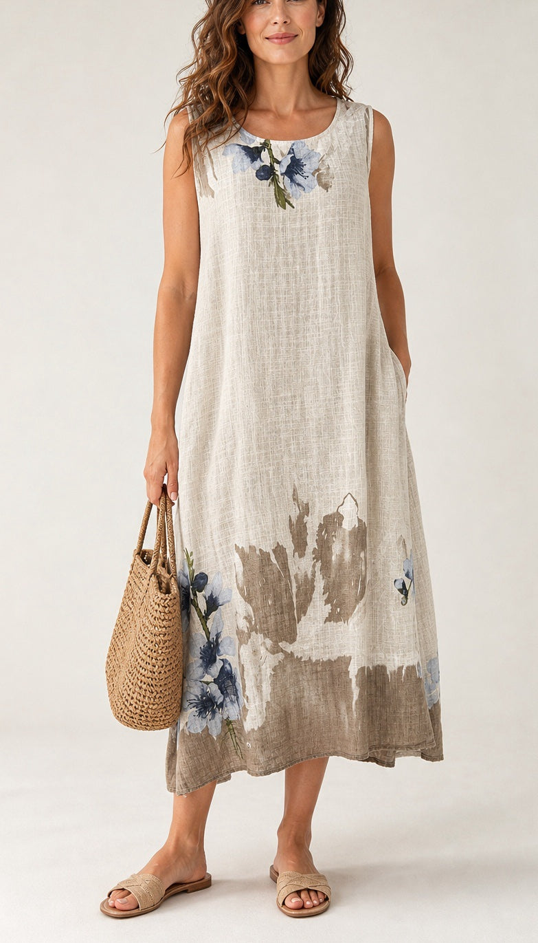 Abstract Floral Textured Midi Dress - Mixed Pack