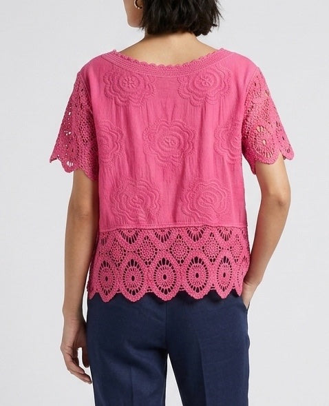 Embroidered Crochet Lace Blouse - Mixed Pack (2)