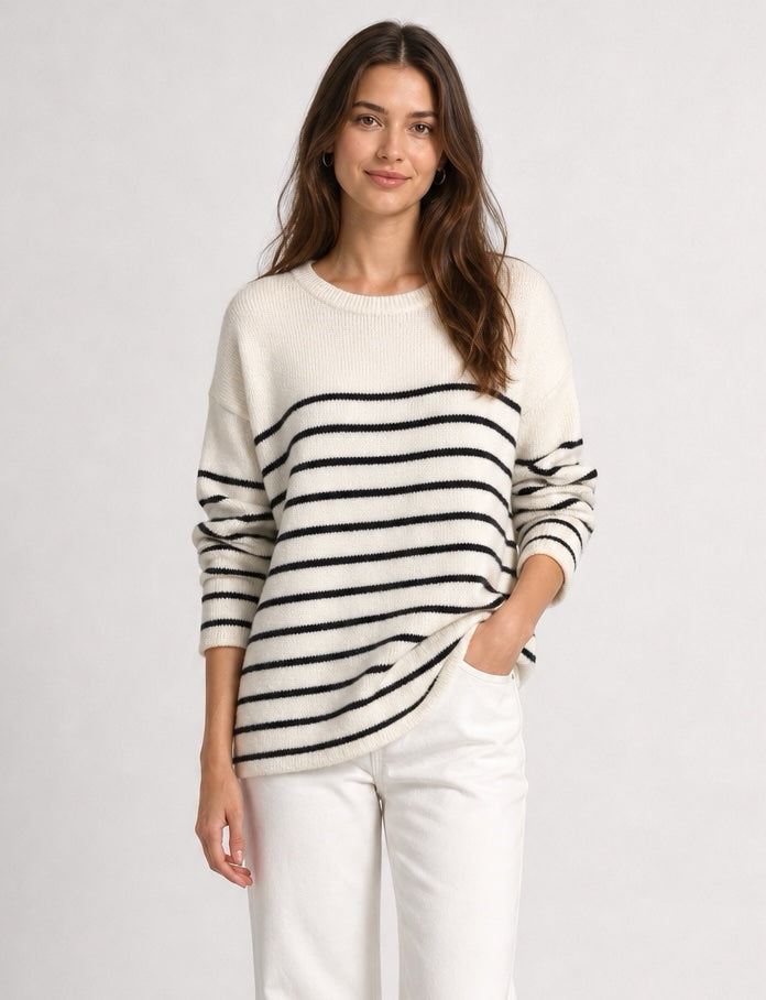 Striped Soft Wool Blend Jumper - Mixed Pack