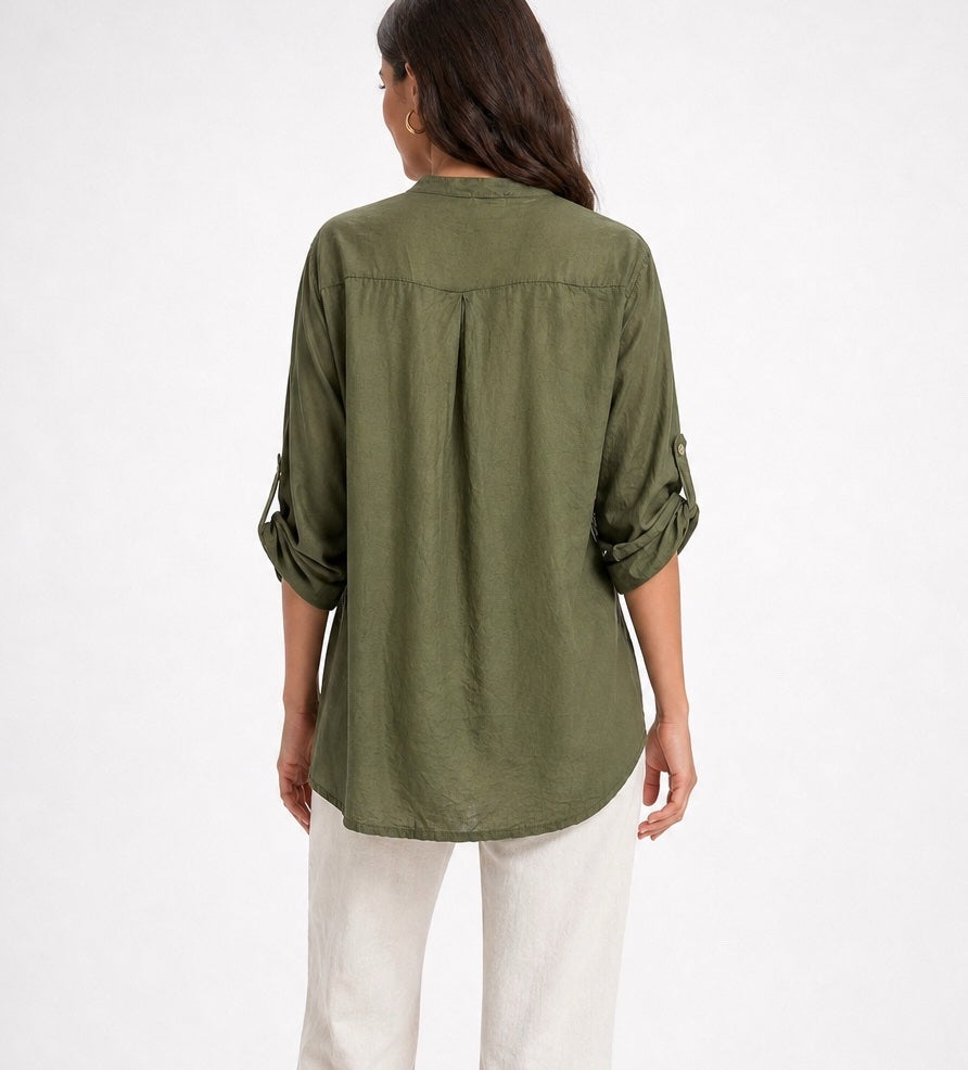 Embroidered Floral Cotton Shirt - Mixed Pack (2)