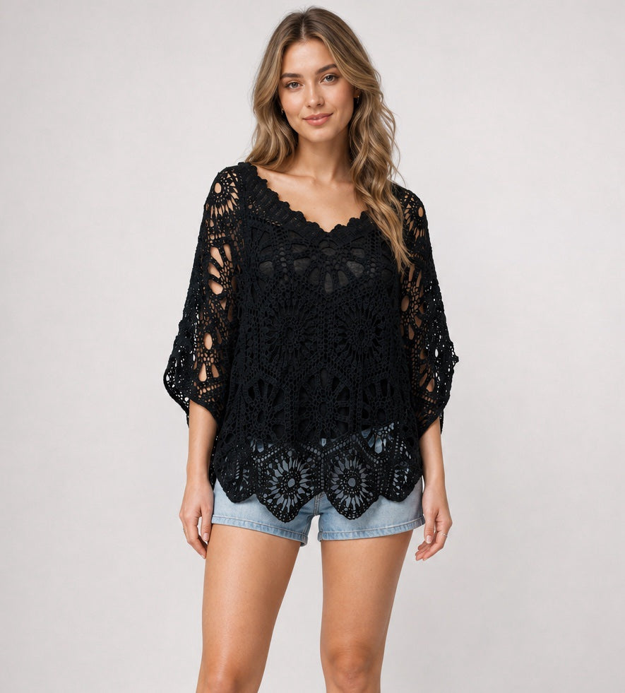 Artisan Crochet V-Neck Top - Mixed Pack