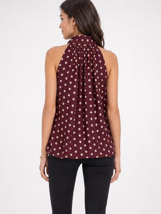 Polka Dot Bow Halter Top - Mixed Pack (2)