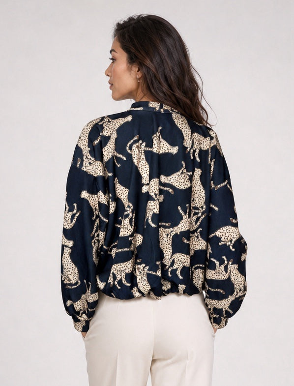 Leopard Print Button-Up Jacket  - Mixed Pack (2)