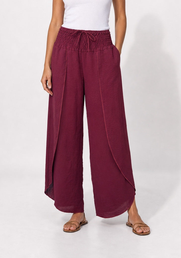 Tulip Hem Wide-Leg Trousers - Mixed Pack
