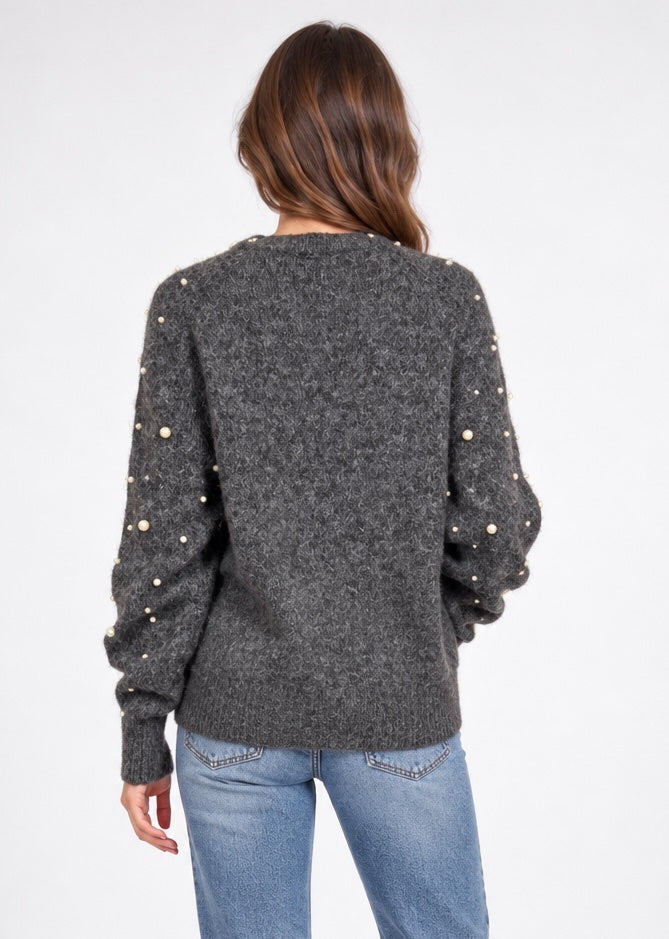 Pearl Embellished Knit Jumper - Mixed Pack (2)