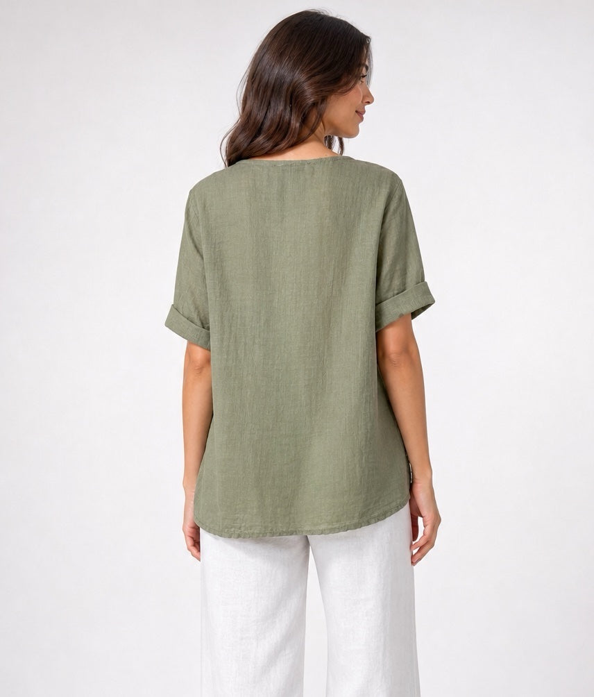 Embroidered Cotton Tunic Top - Mixed Pack (2)