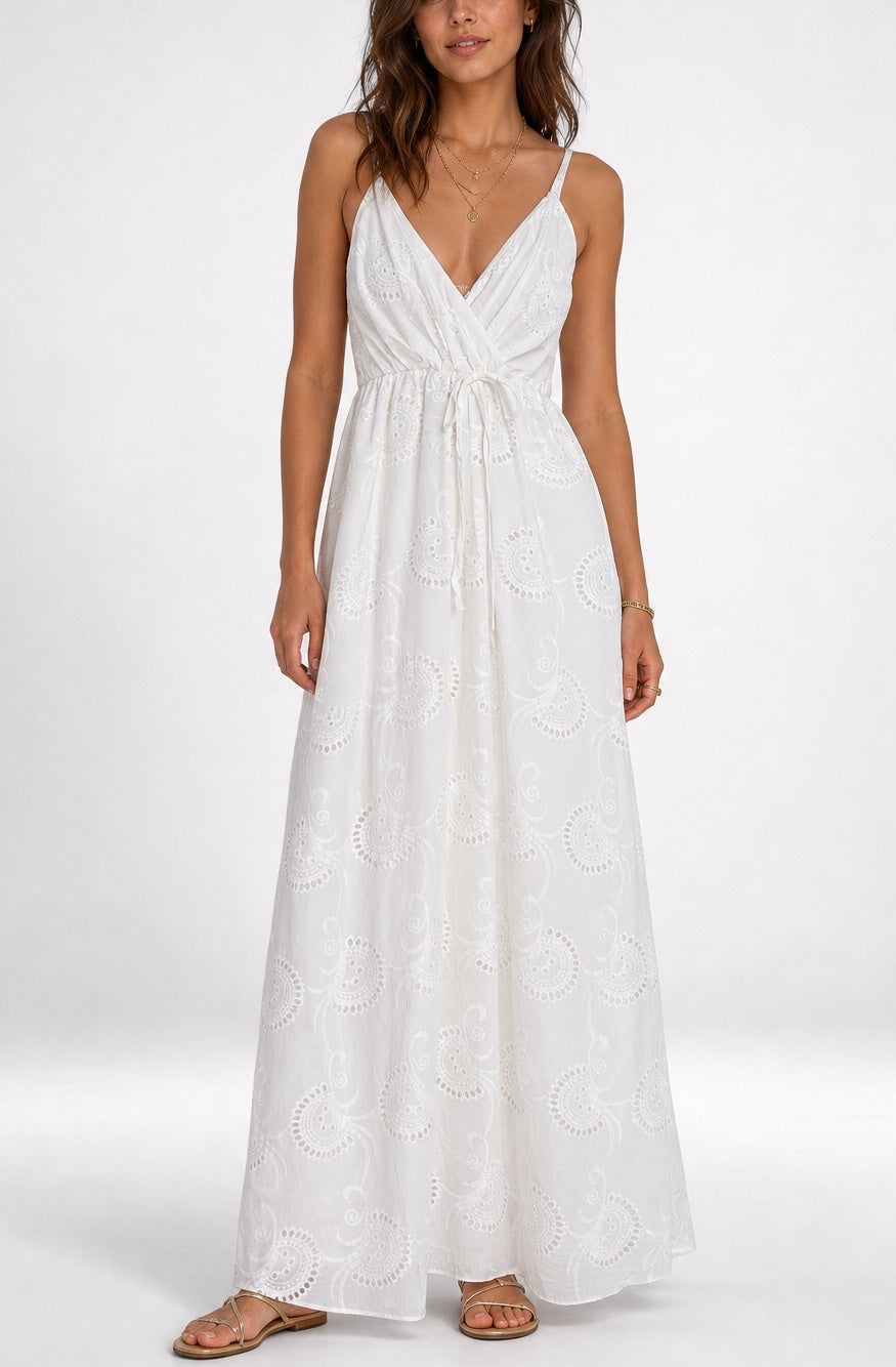 Embroidered Maxi Wrap Dress - Mixed Pack