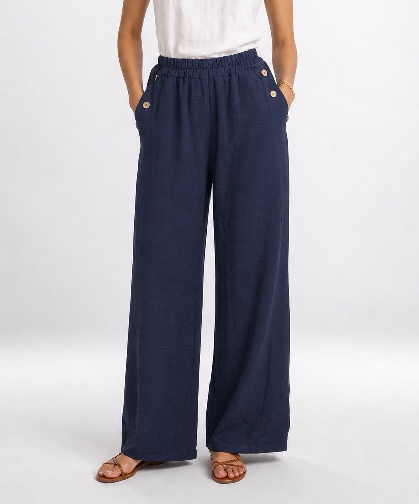 Elegant Wide-Leg Trousers - Mixed Pack