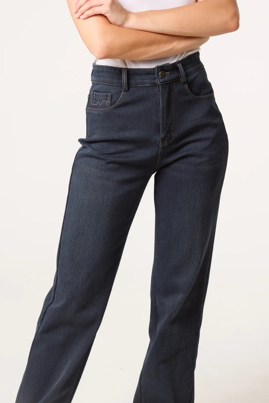 Essential Straight-Leg Denim Jeans - Indigo (2)