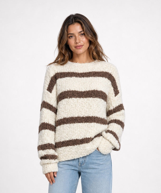 Striped Textured Knit Jumper - Mixed Pack