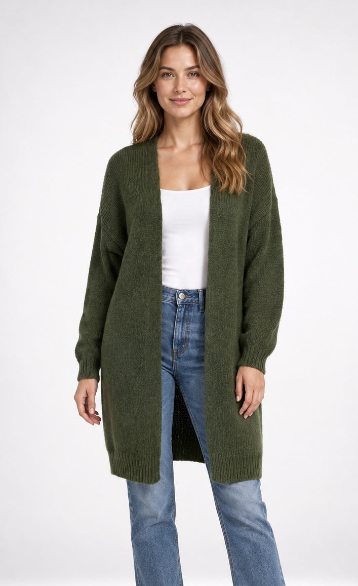 Soft Knit Star Back Mid-Length Cardigan - Mixed Pack