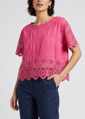 Embroidered Crochet Lace Blouse - Mixed Pack
