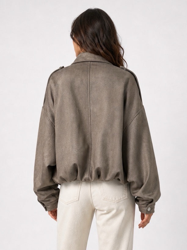 Textured Relaxed Fit Bomber Jacket - Mixed Pack (2)