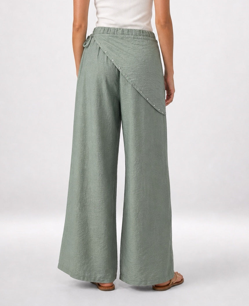 Stud Bandana Wrap Trouser - Mixed Pack (2)