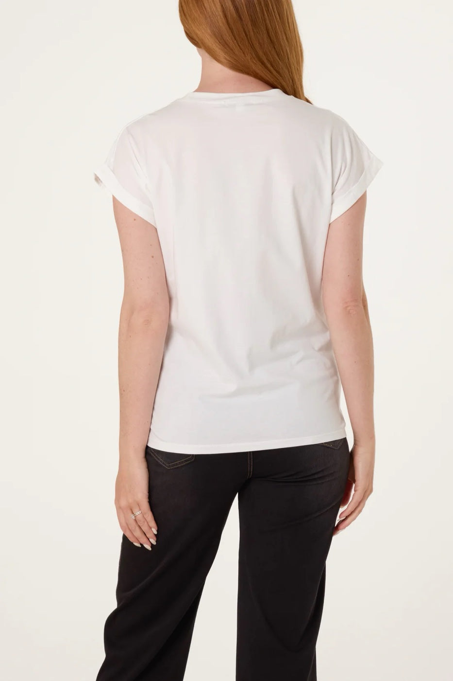 Abstract Floral Embroidered T-Shirt - Mixed Pack (2)