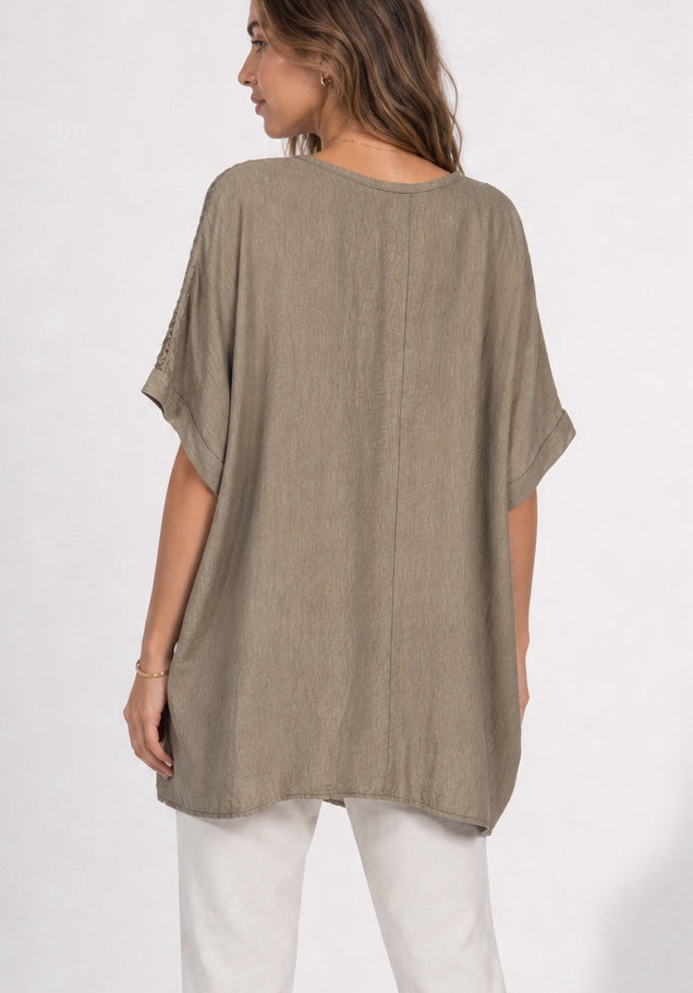 Embellished Crochet V-Neck Top - Mixed Pack (2)