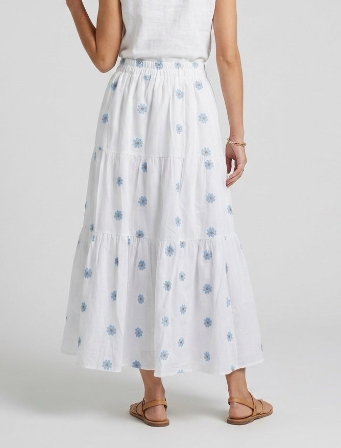 Floral Tiered Maxi Skirt - Mixed Pack (2)