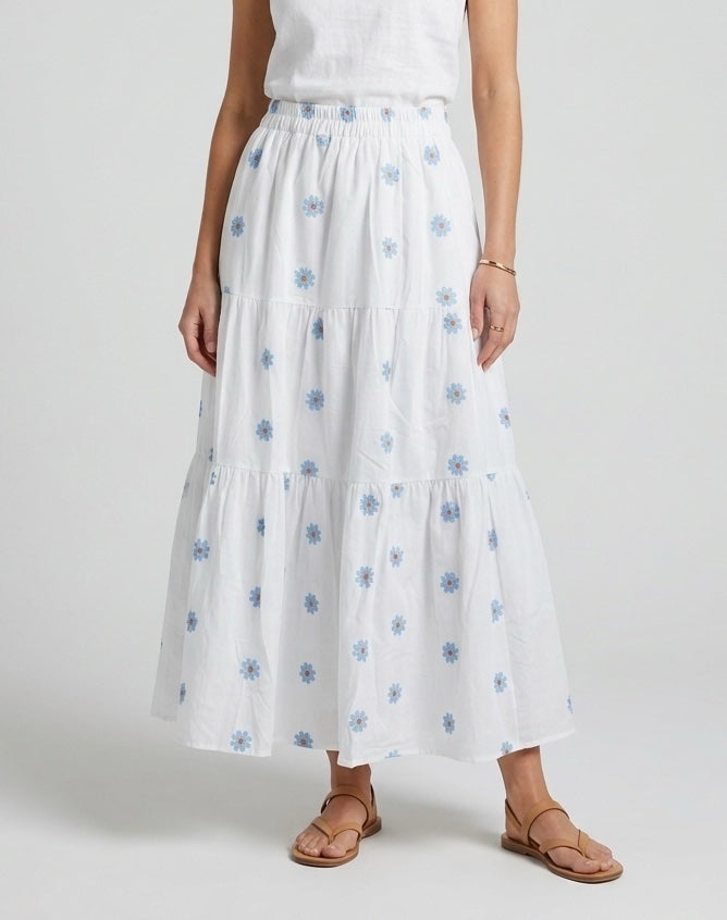 Floral Tiered Maxi Skirt - Mixed Pack