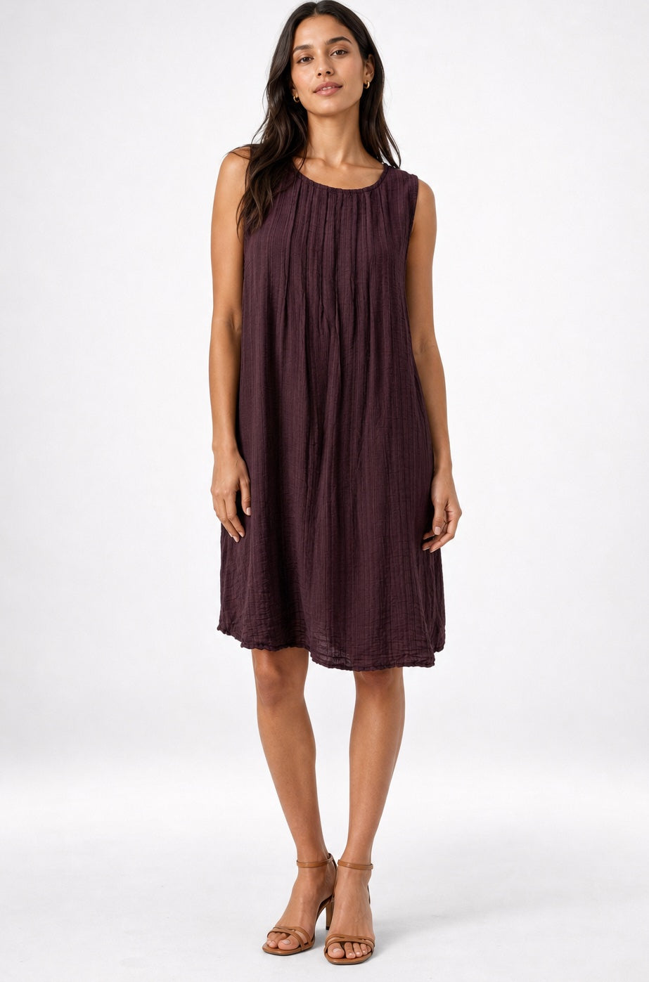 Pintuck Detail Sleeveless Midi Dress - Mixed Pack
