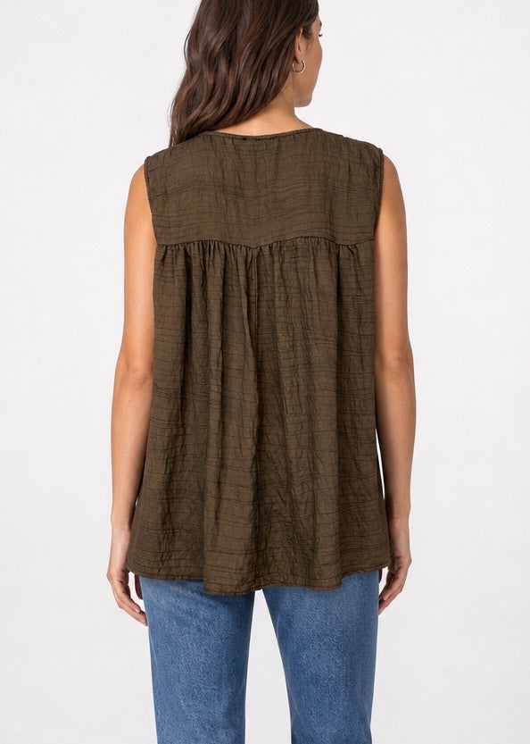 Embroidered Crochet Neckline Top - Mixed Pack (2)