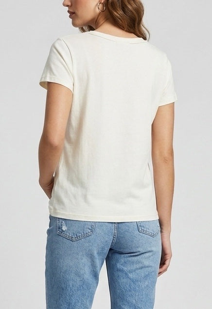Sequin Perfume Bottle Graphic T-Shirt - White (2)