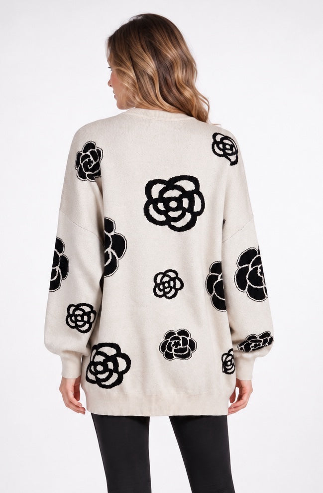 Floral Embellished Crew Neck Sweater - Mixed Pack (2)