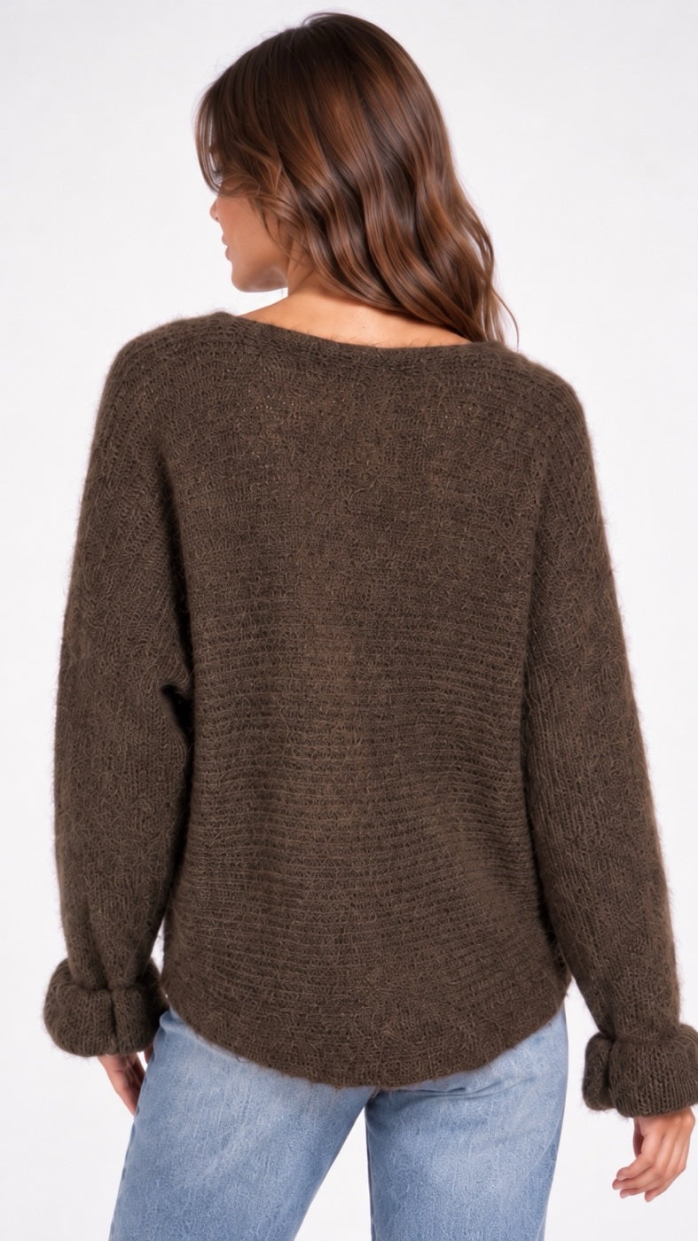 Frill Cuff Wool Mix Jumper - Mixed Pack (2)
