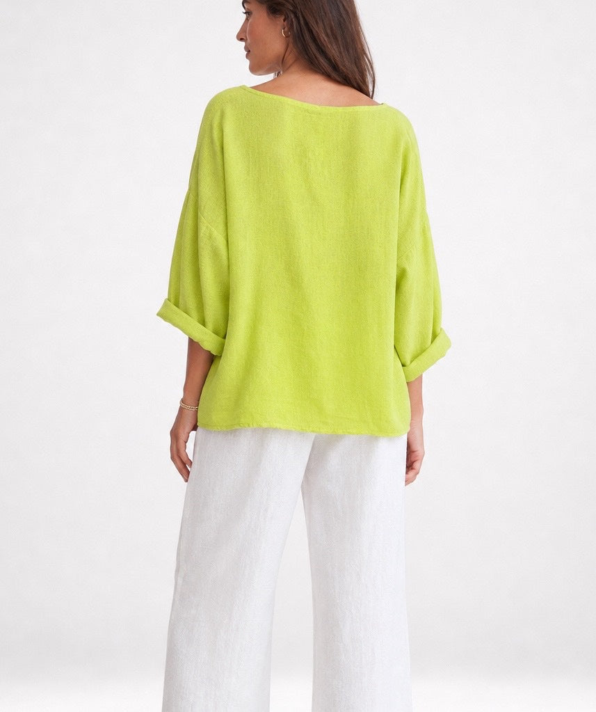 Textured Button-Front Blouse - Mixed Pack (2)