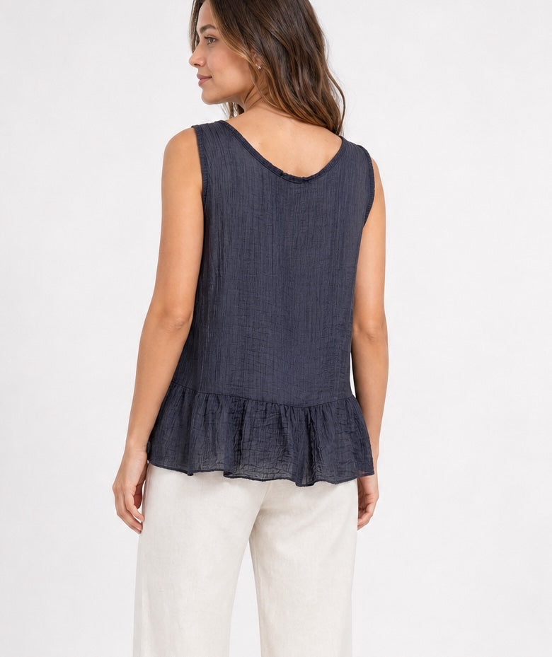 Button-Front Peplum Top - Mixed Pack (2)