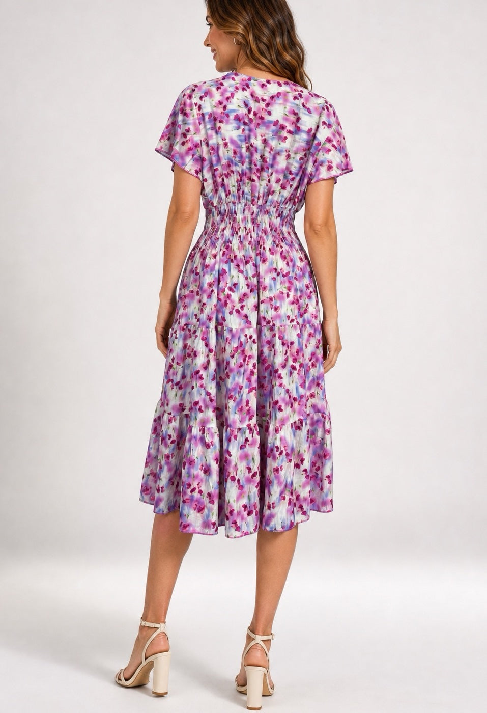 Shirred Waist Midi Dress - Mixed Pack (2)