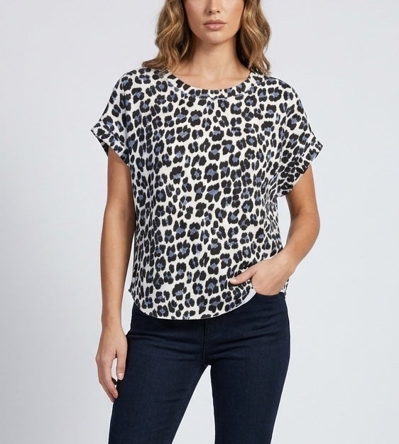 Animal Print Crew Neck Top - Mixed Pack
