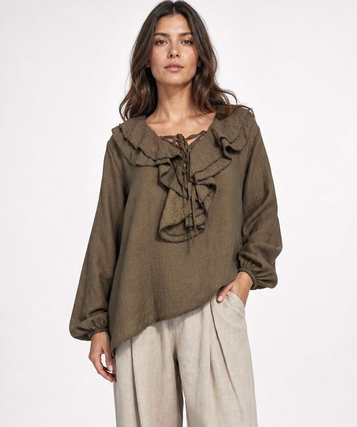 Ruffled Collar Blouse - Mixed Pack