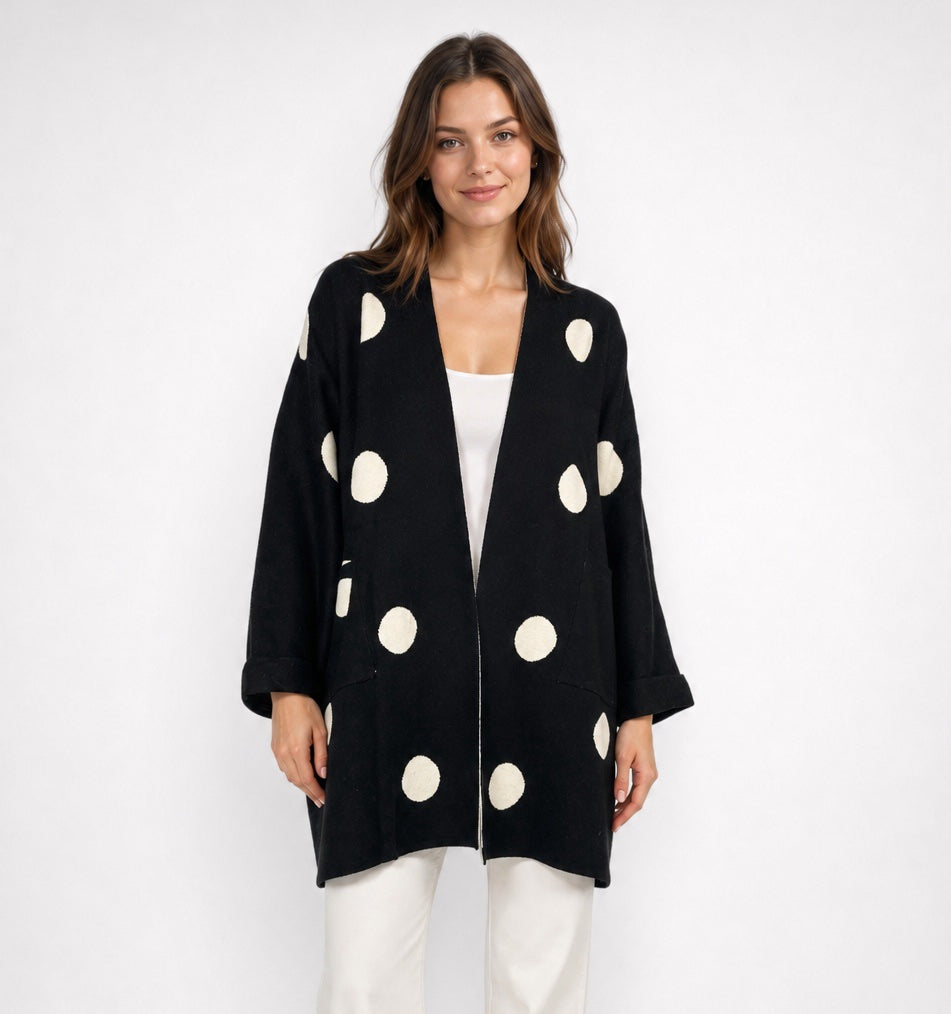 Polka Dot Knitted Cardigan - Mixed Pack